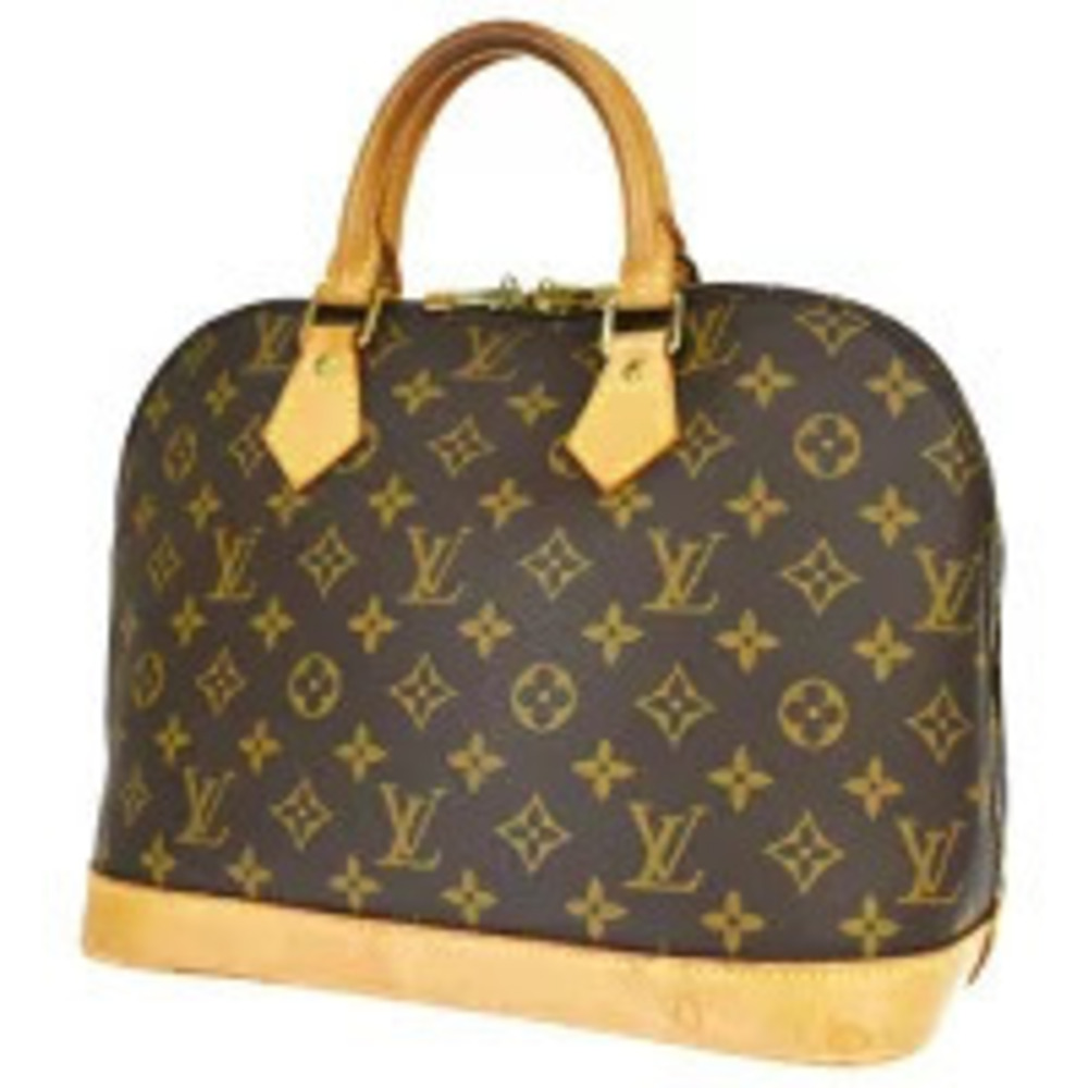 Louis Vuitton Alma Handbag Monogram Leather